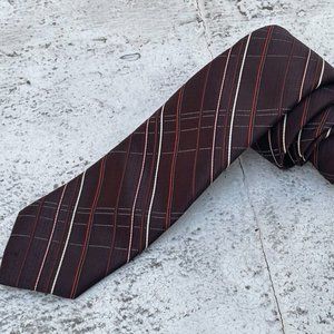 Sears Men Tie Brown Necktie Fashion Tie